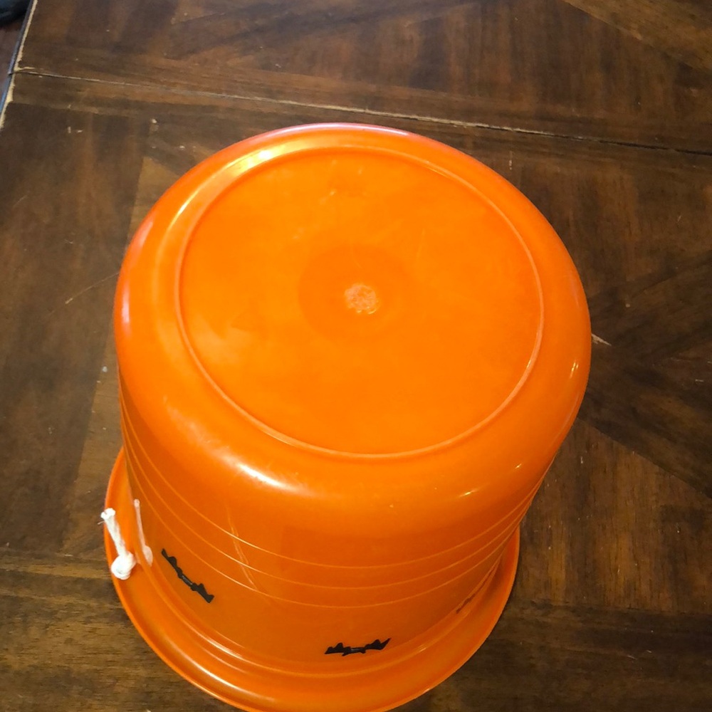 Orange Trick-or-Treat Bucket - Picture 4 of 5